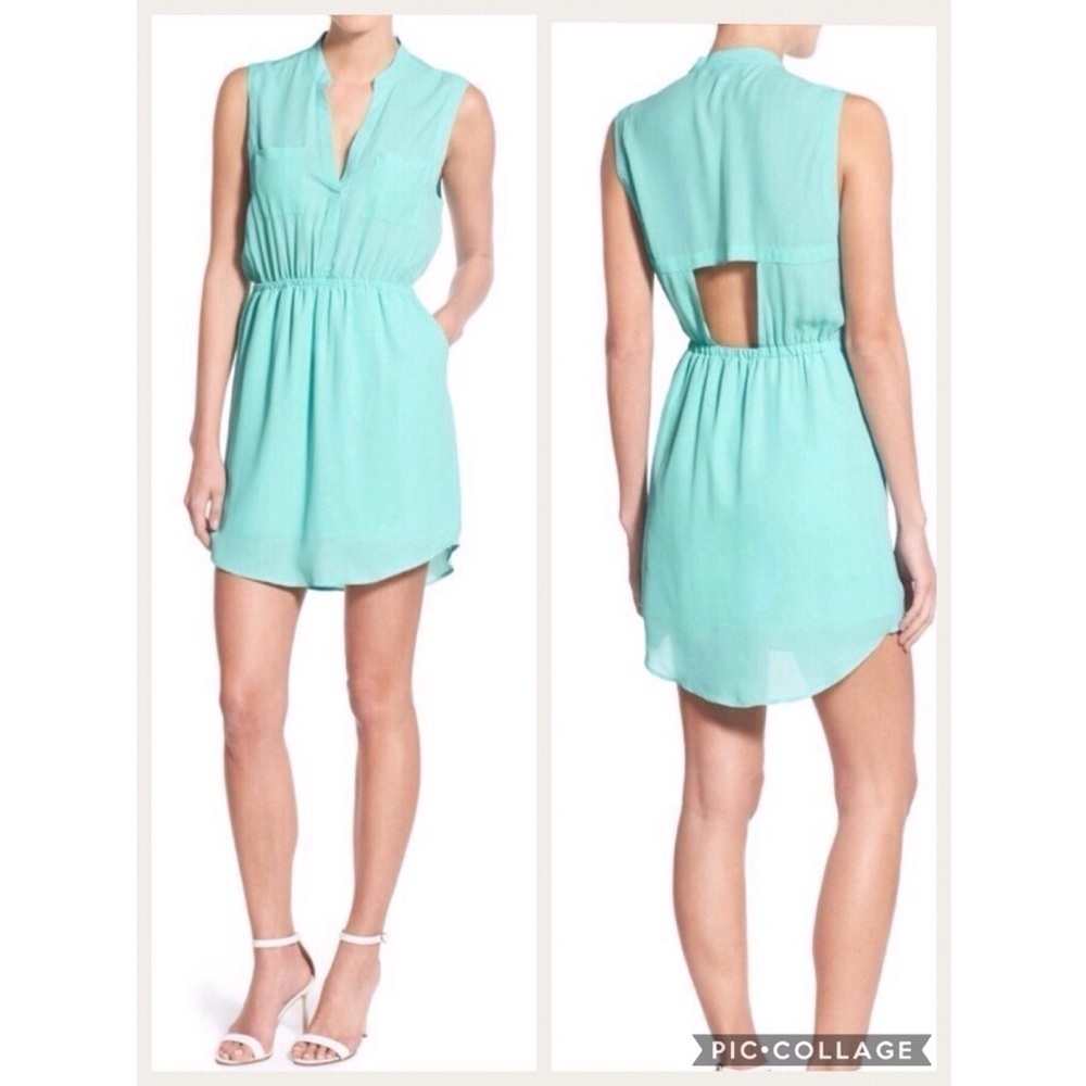 💕CUPCAKES & CASHMERE💕 Kellen Chiffon Shirt Dress Small NWT